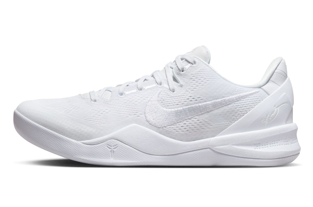 Nike Kobe 8 Protro Halo Triple White